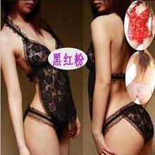 蕾丝露背肚兜裙+女士性感内衣女式/内裤三色