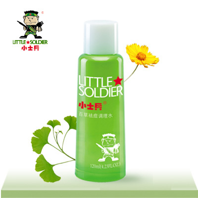 小士兵百草祛痘调理水 调脂平衡 祛痘粉刺消炎