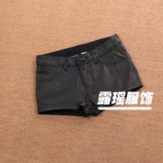 Женские брюки h&m 原单店主实拍.欧美风格.精裁立体皮短裤（特价了！）