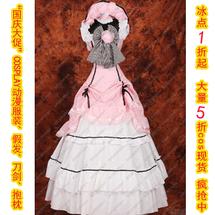 Cosplay服装5折无条件退换/黑执事/黑管家夏尔少爷女装现货