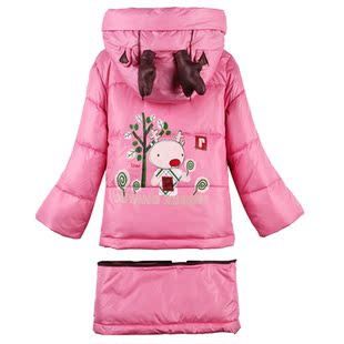  反季清仓太阳雪人儿童羽绒服 男童羽绒服 女童羽绒服长短两穿A09