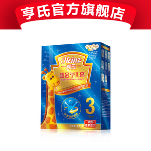  Heinz亨氏 三段 大陆版超金系列 400g 盒装婴幼儿牛奶粉适用1-3岁