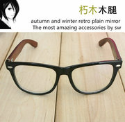 日本手造木质眼镜架非主流潮，男女韩版余文乐近视，眼睛框黑框眼镜框
