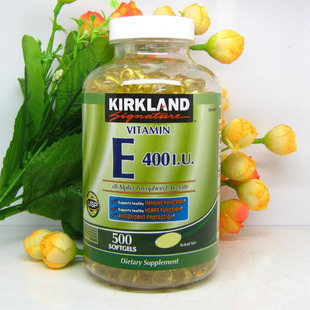  美国原装 Kirkland Vitamin E维生素E 400IU 500粒/抗氧化 包邮