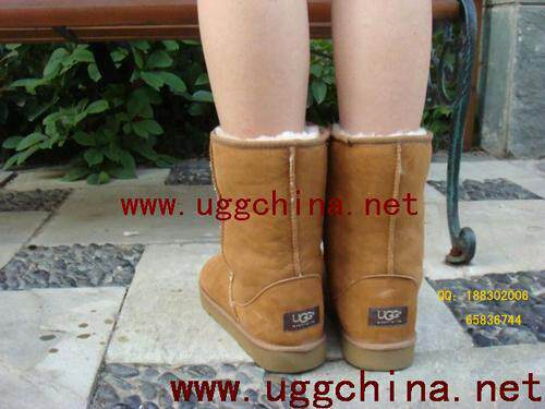 换季促销★UGG雪地靴UGG5825款雪地靴皮毛一体雪地靴栗色女靴子