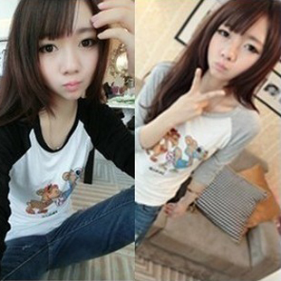 蘑菇街美丽说<em>秋装少女装</em>非主流初中生闺蜜宽松