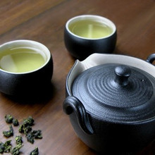包邮 台湾陆宝 陶瓷套装茶具 陶然盖碗茶组 禅风黑白 礼品 特价