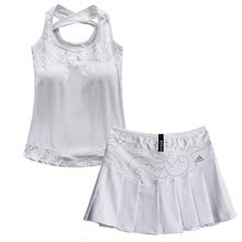 2012夏装新款阿迪达斯运动裙裤裙女款运动短裙网球裙运动套装女