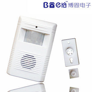 BOE可插电迎宾<span class=H>器</span><span class=H>报警</span><span class=H>器</span>欢迎光临红外感应门铃电子迎客门铃感应<span class=H>器</span>x