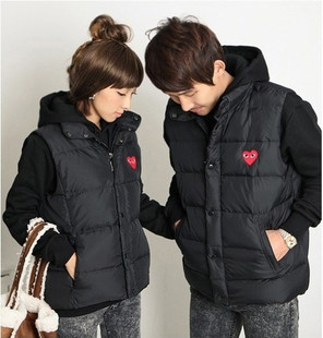 【原动力服饰】情侣装 情侣<em>马甲</em> <em>加厚丝棉</em> 浪漫