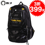 Mr.P 2012新品背包男包潮流包双肩包旅行包运动休闲包包邮