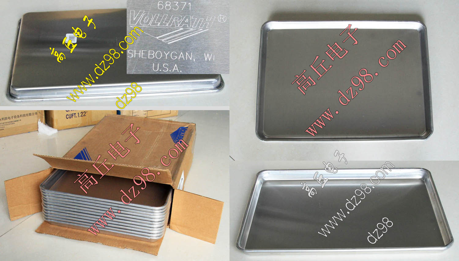 VOLLRATH U.S. production Firm Aluminum Parts storage tray Basin size 453x328x25 millimeterin the Tableware , Tableware , Basin category - from Buy2taobao.com to provide professional Taobao agent buy service