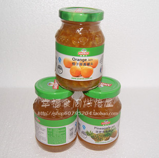 法国品牌Andros安德鲁爱果士果酱 菠萝果酱 早餐面包果酱