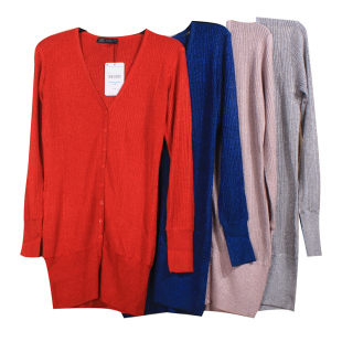 2012 new Europe and America's silver spring clothing of long thin in  knitting garment unlined upper garment to female