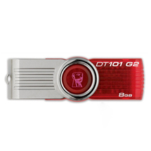 金士顿Kingston DT101 G2 8G U盘 金属旋转优盘 闪存盘 正品包邮