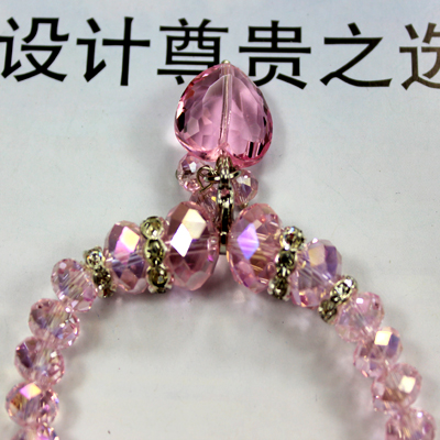 真金正品 奥地利进口水晶手链 女款两用 黄红色水晶心形吊坠项坠 真金正品 奥地利进口水晶手链 女款两用 黄红色水晶心形吊坠项坠