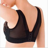 女士内衣宽肩带全大罩杯码深V调整型2012聚拢收副乳背心式文胸罩