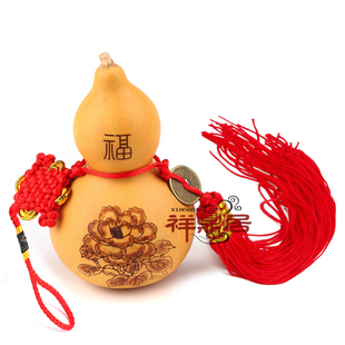  祥鼎居 开光100%天然葫芦 镇宅辟邪风水摆件