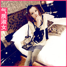 ��������Ů2012�¿װ��ɫԲ�쳤���г���Ц����֯����H761Ůװ