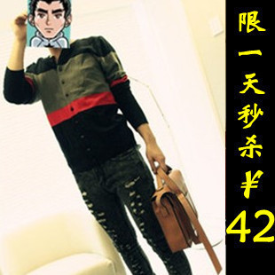 2011新款秋装男士毛衣男<em>外套</em> 针织<em>开衫男毛线</em>