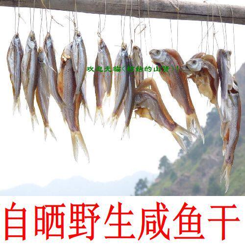 小鱼干 腊鱼块 湖北随州野生小黄花鱼干 干咸鱼 淡水鳙鱼干 250g
