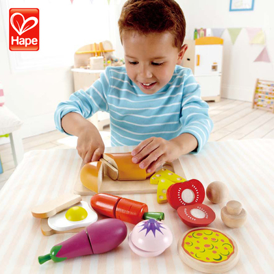 德国hape美食家料理 仿真食物套装 2-3岁儿童