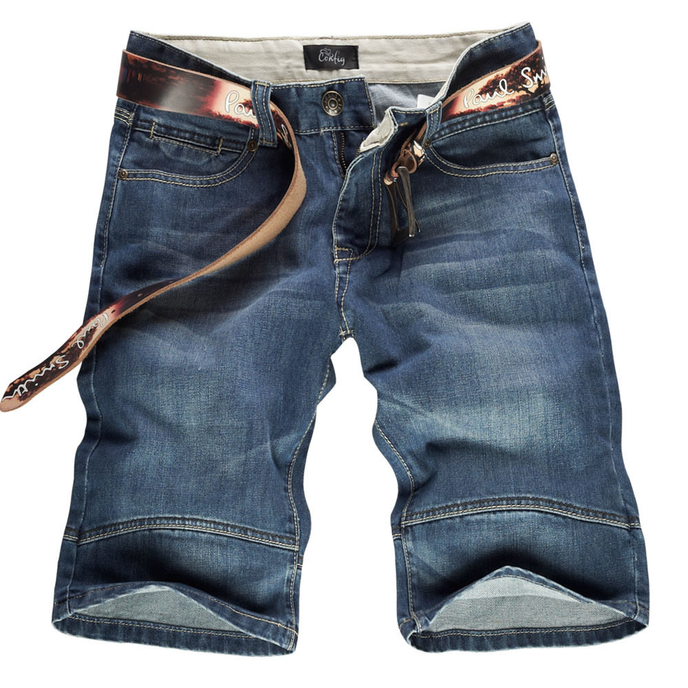 confg2011款时尚休闲水洗<em>牛仔短裤男牛仔</em>中裤