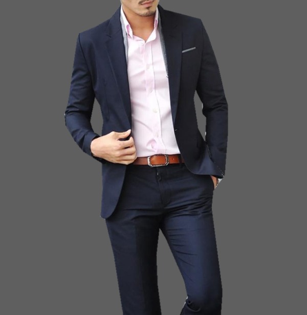 Blue Groom Suit