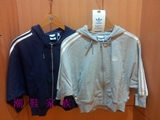 [潮鞋家族]3月Adidas三叶草crop hoodie女短款外套 X32017/X32018