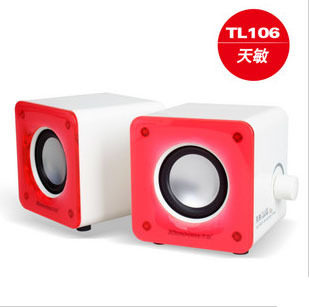 包邮 天敏TL106  笔记本音箱 音响 电脑音响 多媒体音箱 带低音