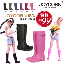 2012新款包邮推荐JOYCORN正品经典威灵顿女士橡胶雨靴高筒雨鞋6色