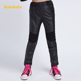  巴拉巴拉balabala童装裤子 秋款女童小脚裤儿童打底裤靴裤 正品