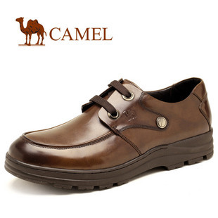 camel 骆驼正品 男鞋 时尚商务正装 男士皮鞋 日常 休闲春季