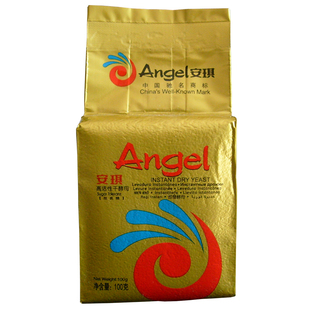  ANGEL/安琪 酵母 金装耐高糖高活性干酵母发酵剂100g 面包 馒头