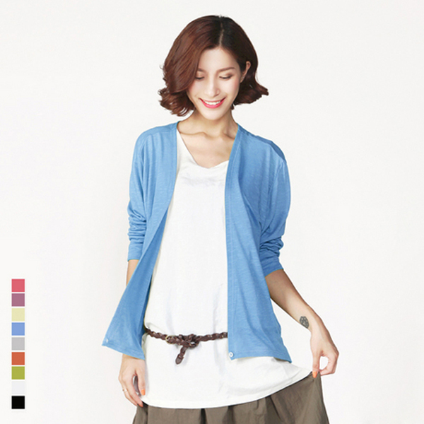 罩衫针织衫女开衫...