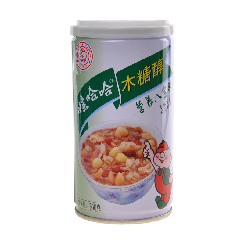【天猫超市】娃哈哈木糖醇八宝粥360g/瓶 方便速食休闲小吃