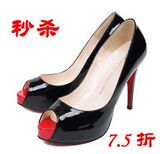 【促销特价】2010爆款<span class=H>鱼嘴鞋</span> 欧美性感红底高跟鞋女鞋