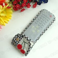 精品布艺遥控器套 纱网面\塑料面遥控器袋  大中小号Y632