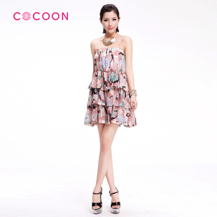 <span class=H>COCOON</span>可可尼2012新品雪纺百搭浪漫蛋糕裙302102016原价879