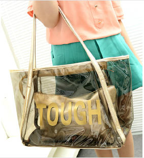 Swimming transparent package Picture Beach Bag Jelly bag Crystal package One shoulder Swimming knapsackin the Sports/Yoga/Fitness/Fans supplies , Swim , Swimming special package category - from Buy2taobao.com to provide professional Taobao agent buy service