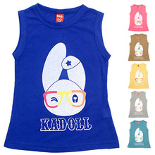 ★KADOLL童装 正品㊣ 炫彩儿童2010款背心3-6岁 舒适 卡通印花6色