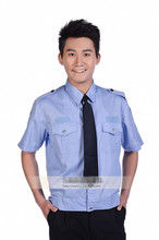 保安服衬衫 小区物业酒店保安制服夏装 衬衫短袖 保安工作服