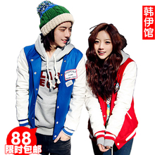 韩版休闲棒球服潮男女情侣装<span class=H>卫衣</span>开衫男棒球衣棒球衫棒球外套大码