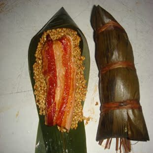  水乡阿婆粽（五花大肉粽）端午节粽子 枫泾特产 胜嘉兴五芳斋