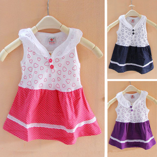 婴幼儿<em>服装</em> <em>夏季</em> 女 纯棉连衣裙 女宝宝夏装 婴