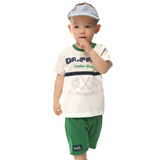 【Dr.Frog】2012夏季专柜正品童装 小男童套装圆领衫+短裤