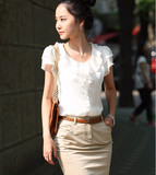 2011雪纺时尚职业装 套装 女装夏装女裙套装套装 OL
