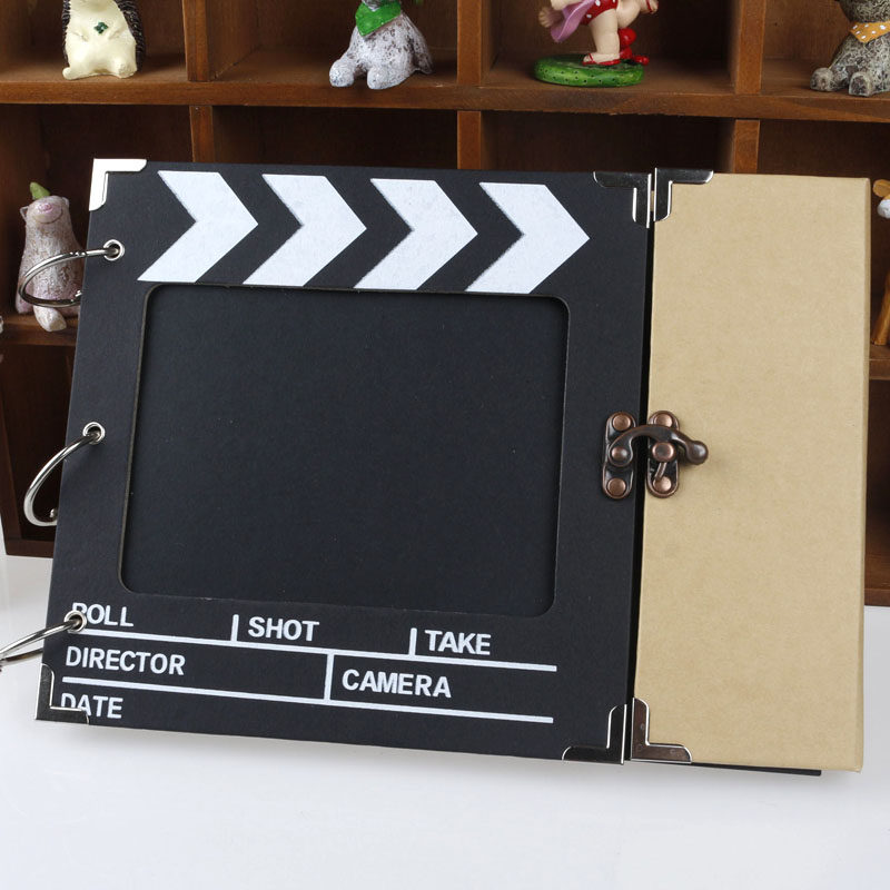 美丽集 10寸韩国手工diy相册恋爱日记复古宝宝成长册 送配件套餐