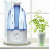 包邮特价正品 舒悦加湿器 蓝色双喷泉加湿机家用 超静音 双出雾嘴