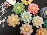 亚光树脂花、磨砂效果、高品质手工DIY饰品配件手机美容 特价